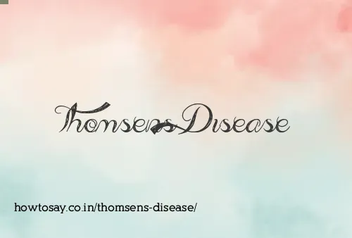 Thomsens Disease