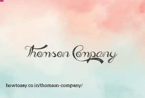 Thomson Company
