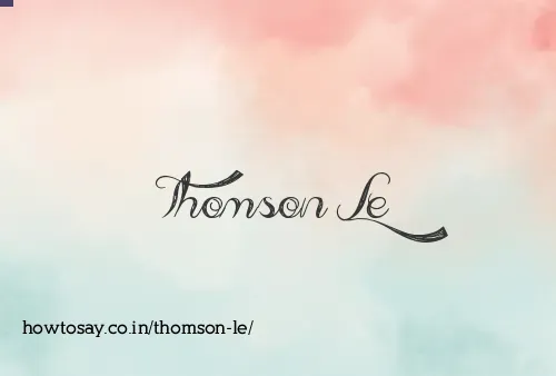 Thomson Le