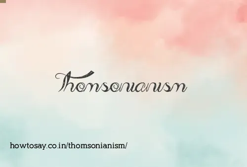 Thomsonianism