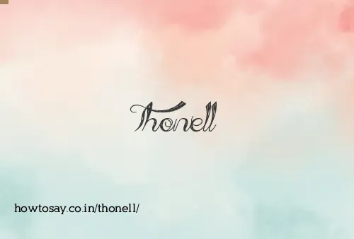 Thonell