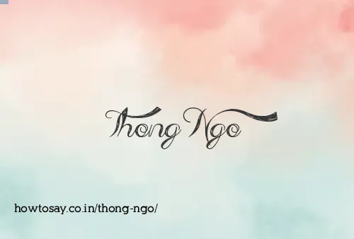 Thong Ngo