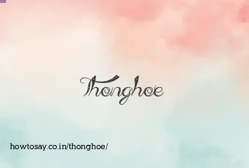 Thonghoe