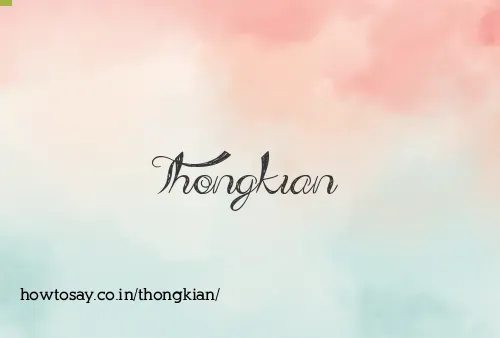 Thongkian
