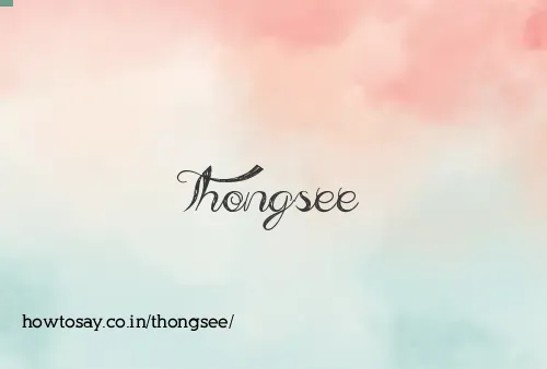 Thongsee