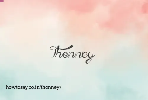 Thonney