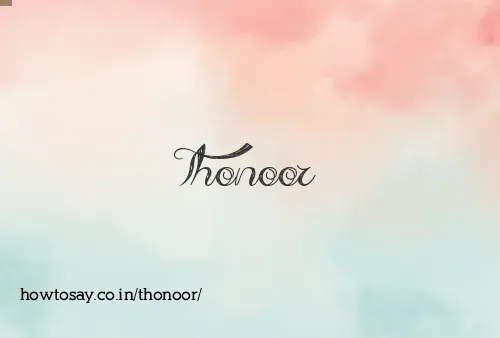 Thonoor