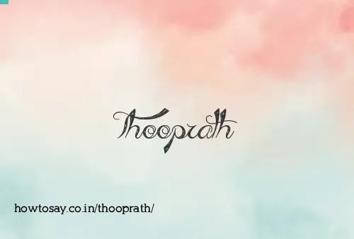 Thooprath