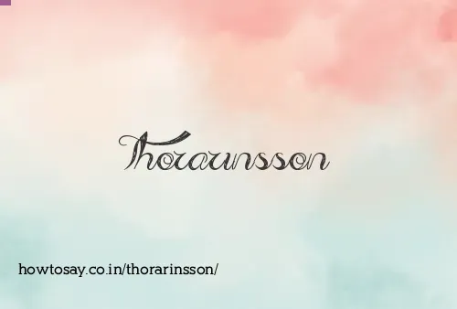 Thorarinsson