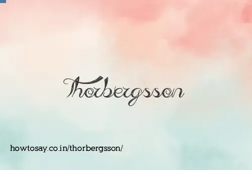 Thorbergsson