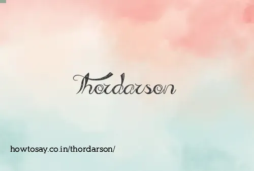 Thordarson