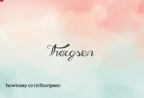 Thorgsen
