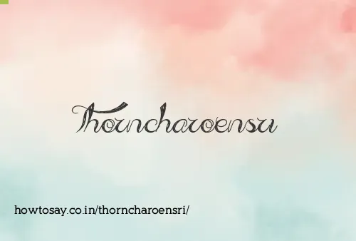 Thorncharoensri