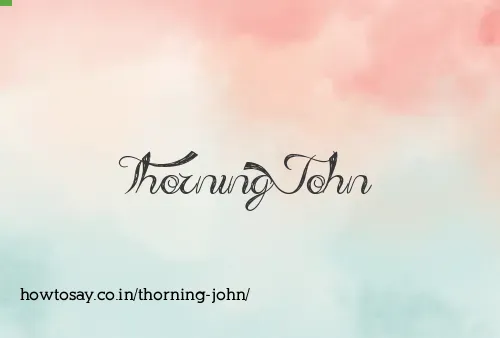 Thorning John