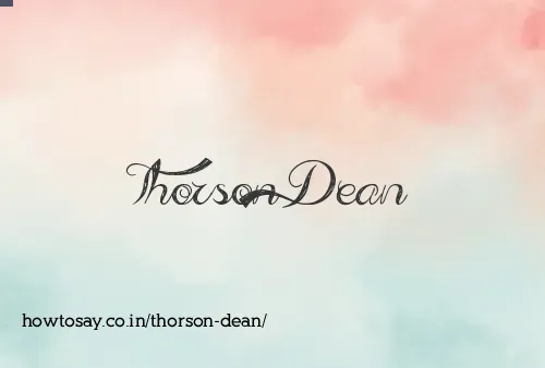Thorson Dean