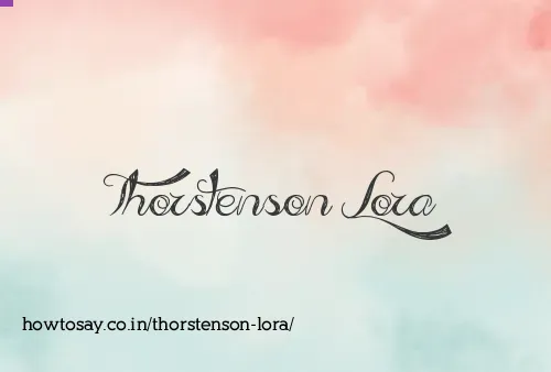 Thorstenson Lora
