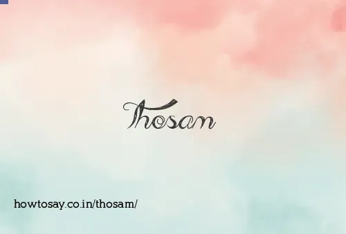Thosam