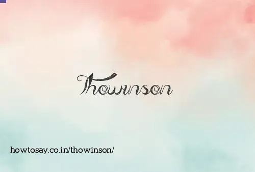 Thowinson
