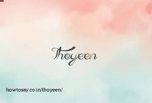Thoyeen