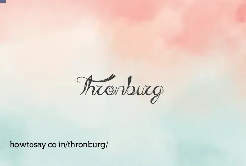 Thronburg