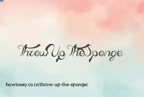 Throw Up The Sponge
