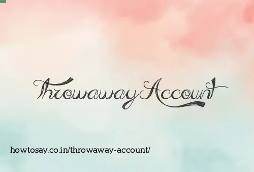 Throwaway Account