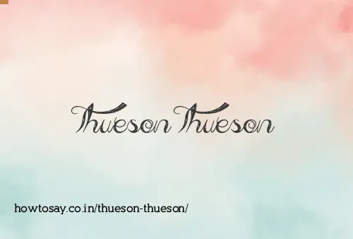 Thueson Thueson