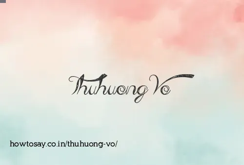 Thuhuong Vo