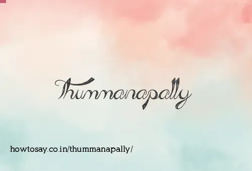 Thummanapally