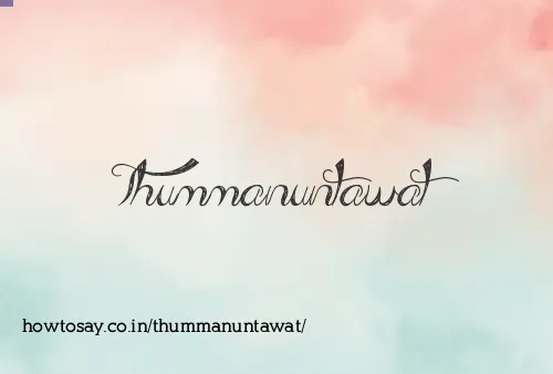 Thummanuntawat