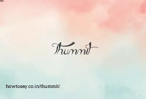 Thummit