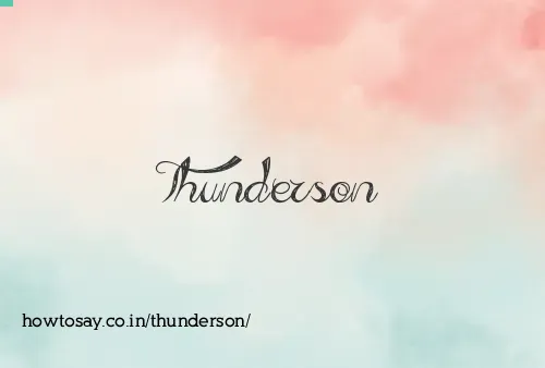 Thunderson