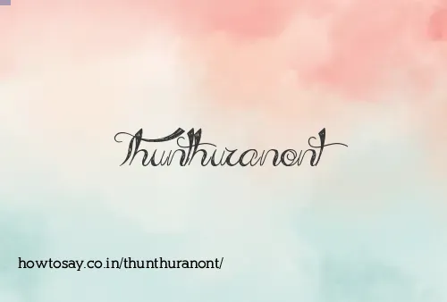Thunthuranont