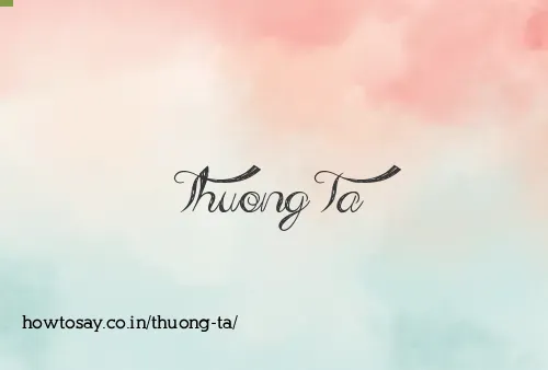 Thuong Ta