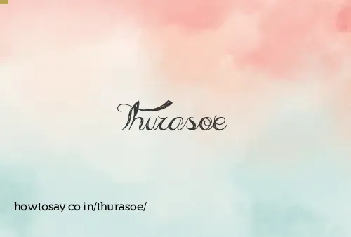 Thurasoe