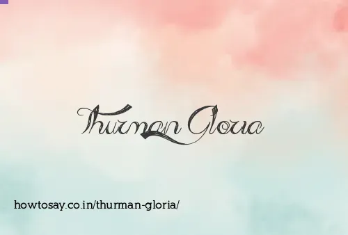 Thurman Gloria