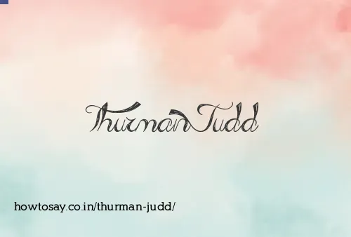 Thurman Judd