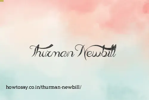 Thurman Newbill