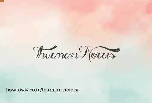 Thurman Norris