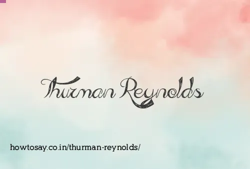 Thurman Reynolds