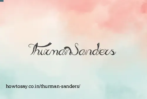 Thurman Sanders