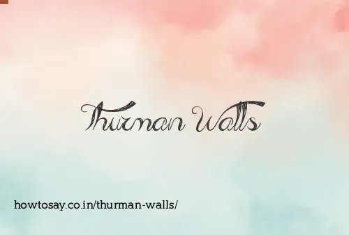 Thurman Walls