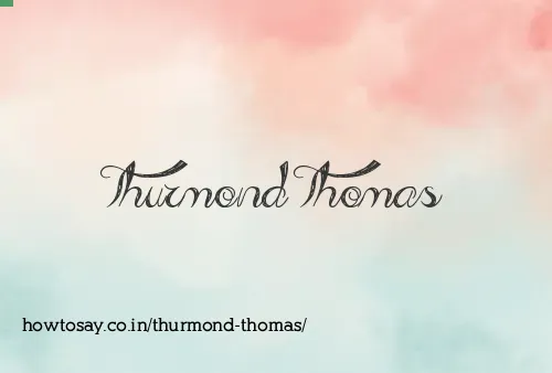 Thurmond Thomas