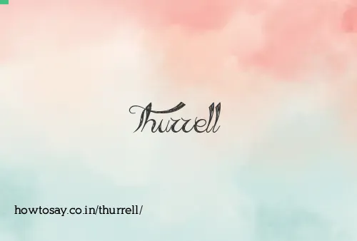 Thurrell