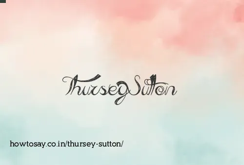 Thursey Sutton