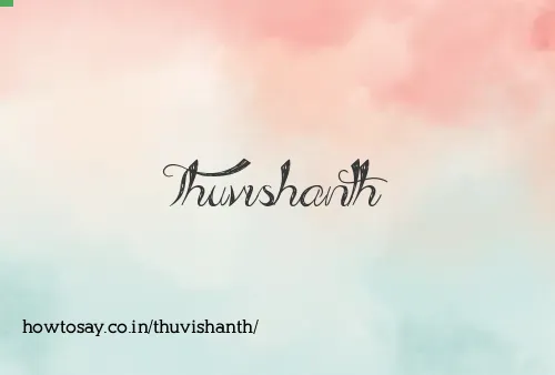 Thuvishanth