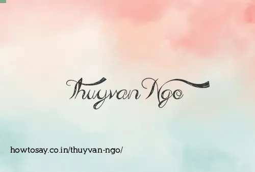Thuyvan Ngo