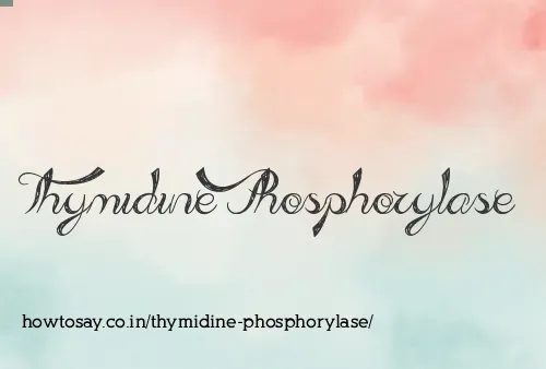 Thymidine Phosphorylase