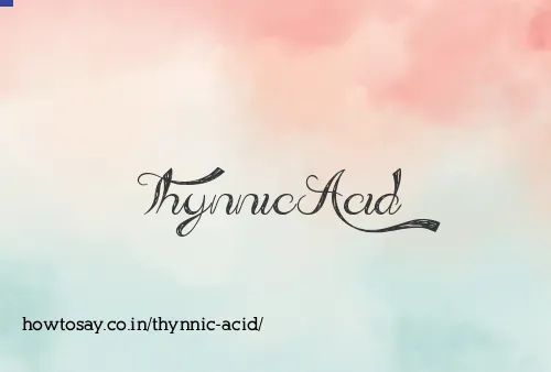 Thynnic Acid
