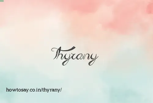 Thyrany